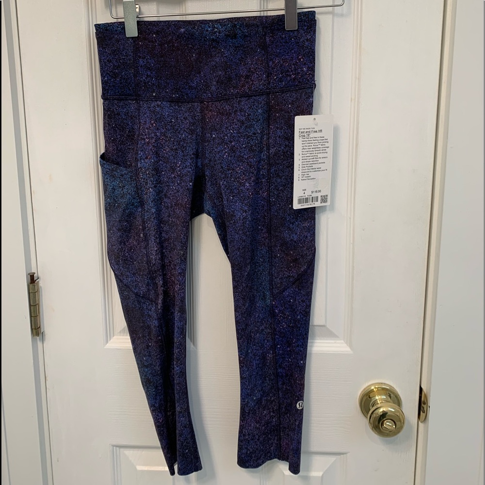 Lululemon Fast and Free Cropped Leggings